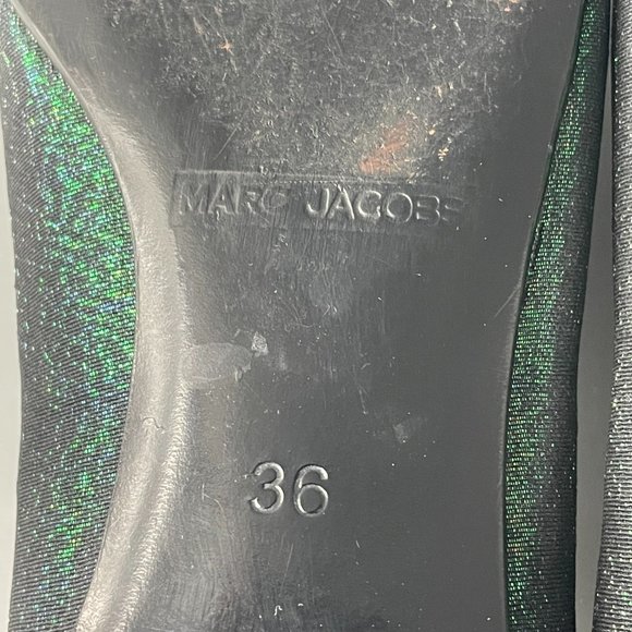 Marc Jacobs Glider Green Ballet Flats, Size 36 - Picture 10 of 10